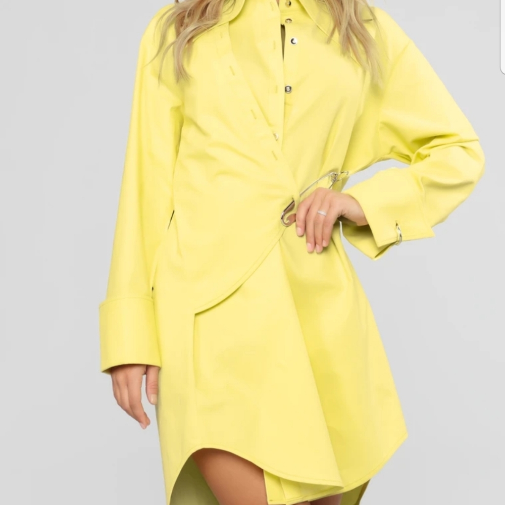 Cute shirt dress from fashion nova